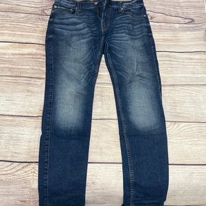 Men’s Dark Blue Wash Skinny Jeans